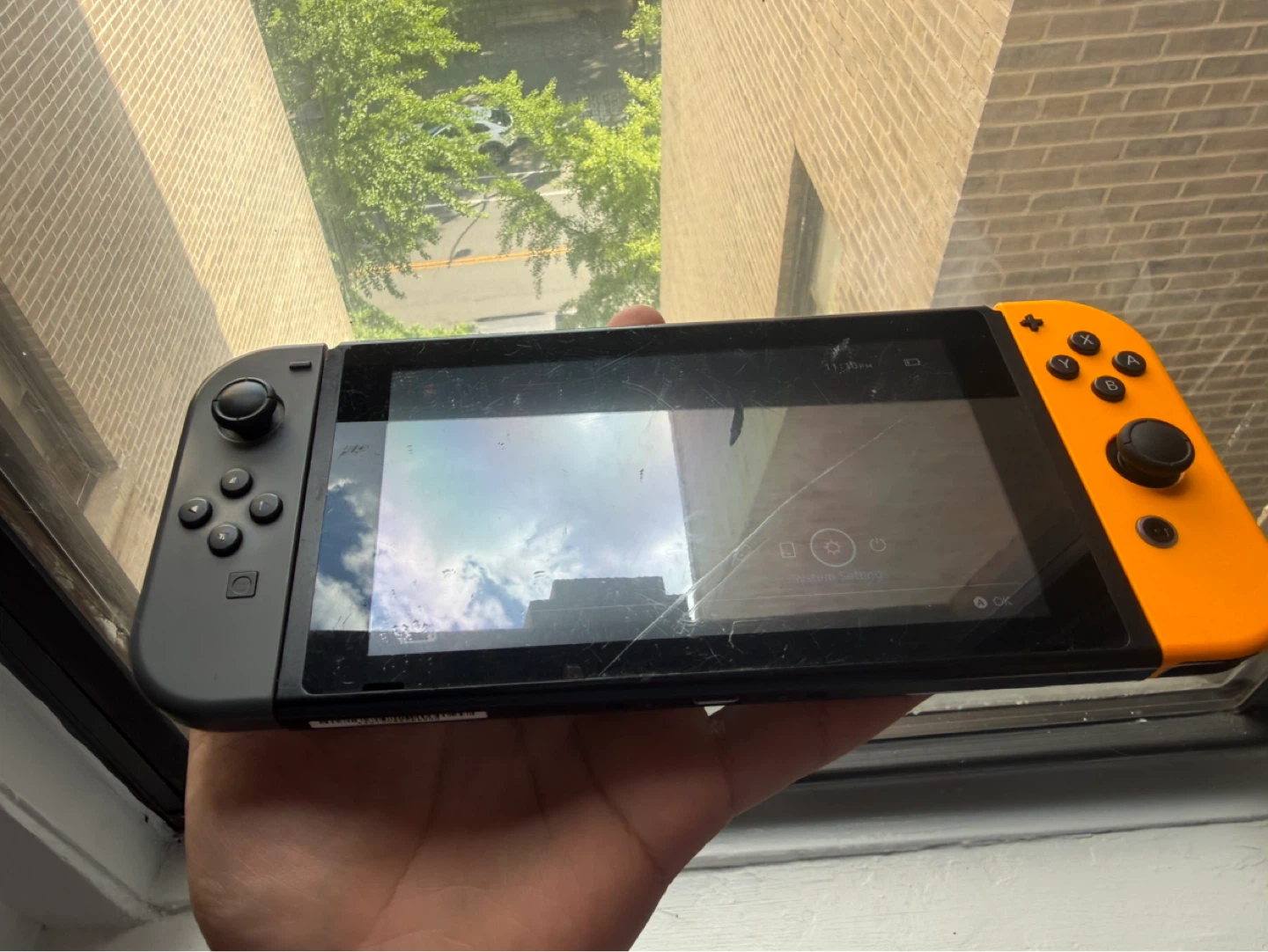 Nintendo Switch Orange Joy-Con Console - photo 2