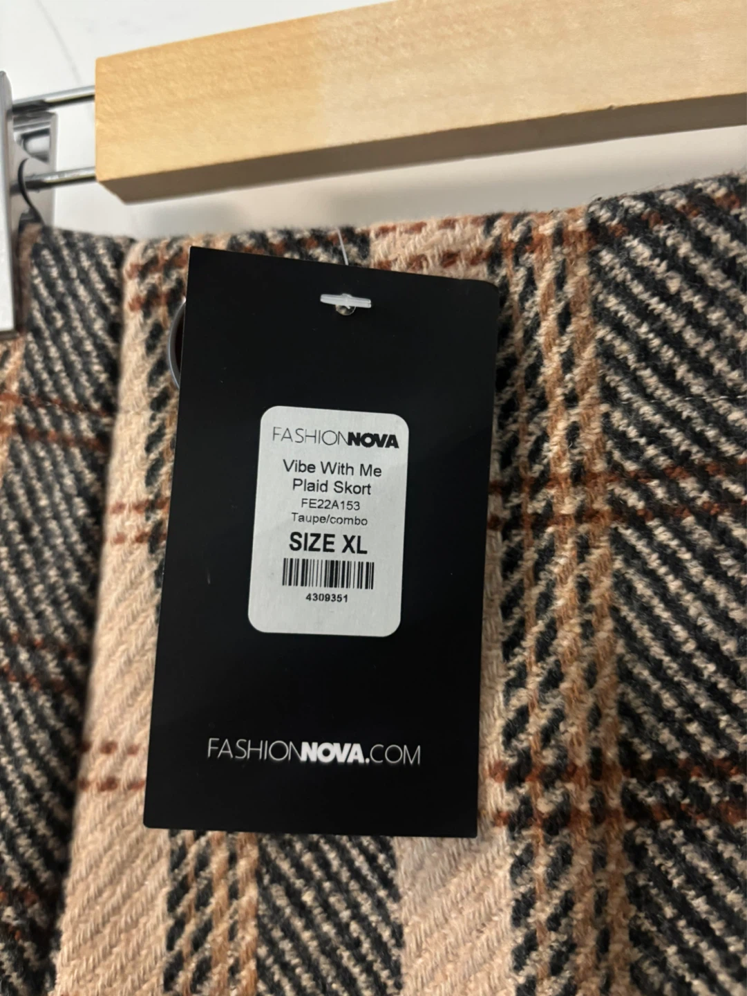 Fashion Nova Plaid Skort - photo 2