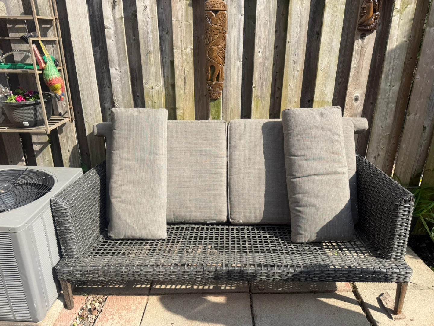 Wicker Outdoor Loveseat