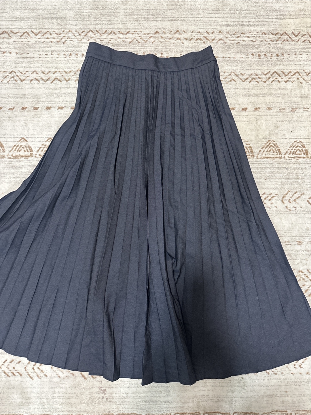 Zara Woman Pleated Midi Skirt Size S