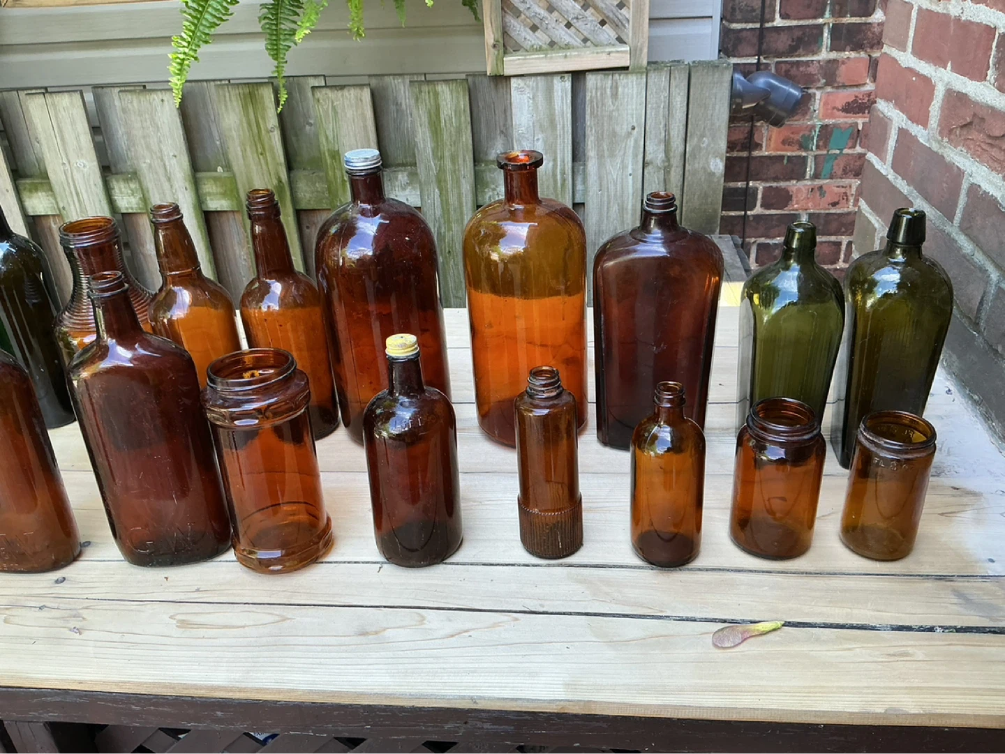 Lots o’ Vintage Glass Bottles Collection for Decor - photo 4