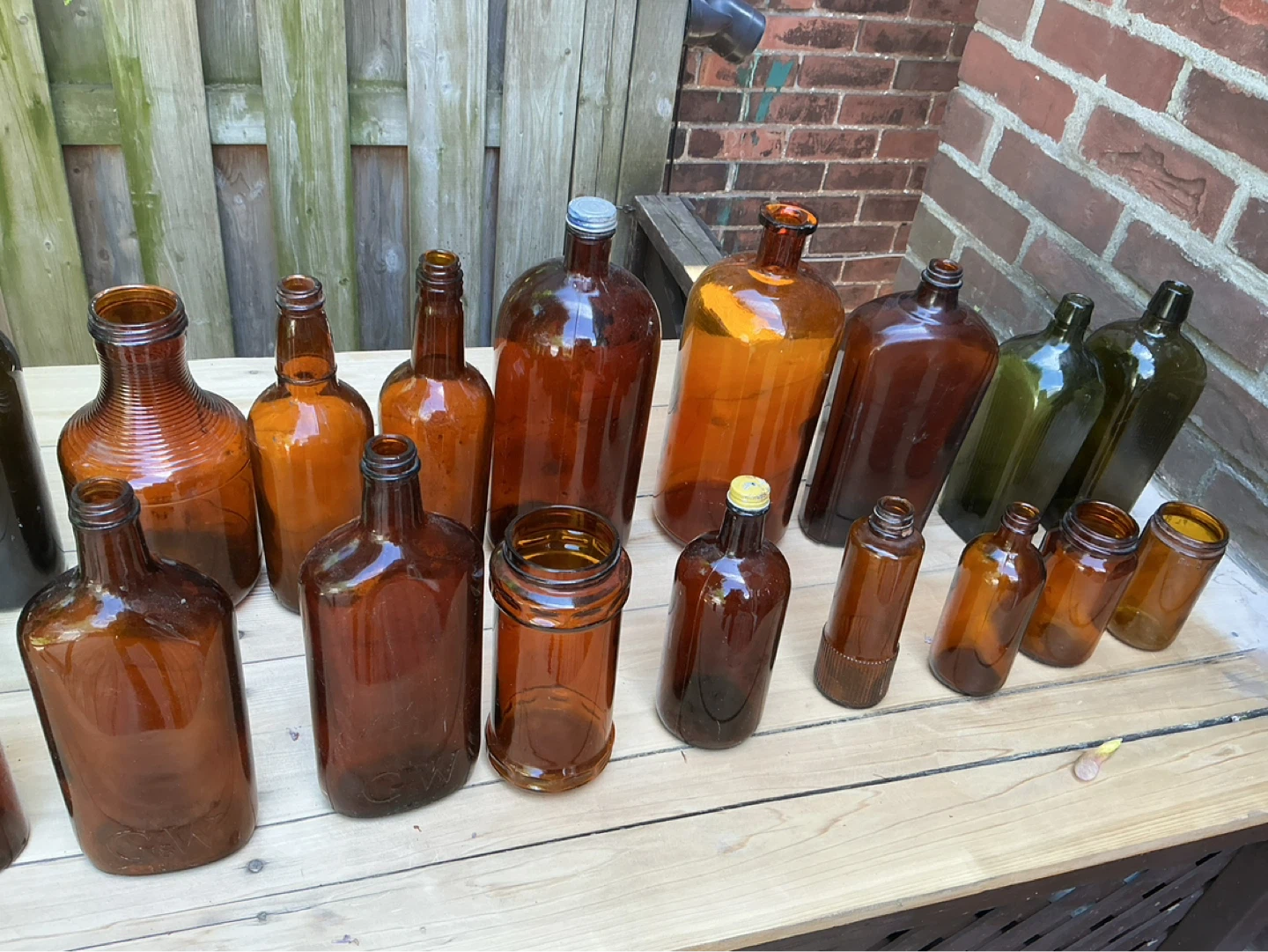 Lots o’ Vintage Glass Bottles Collection for Decor - photo 3