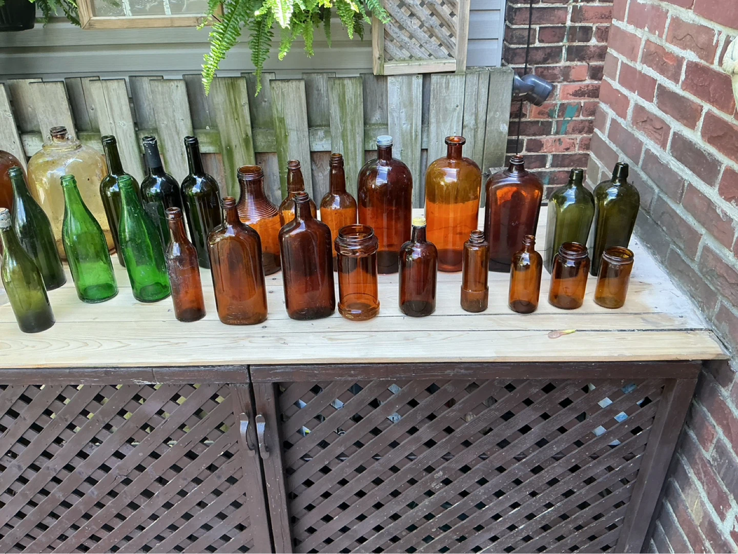 Lots o’ Vintage Glass Bottles Collection for Decor
