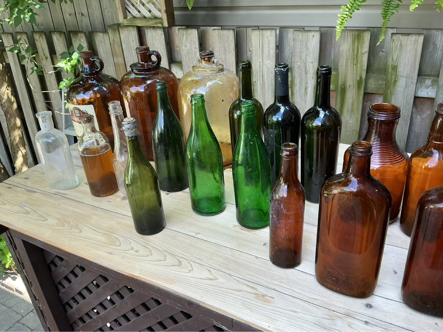 Lots o’ Vintage Glass Bottles Collection for Decor - photo 5