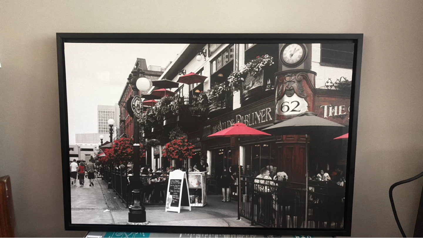Framed Art Print: The Dubliner Pub Scene
