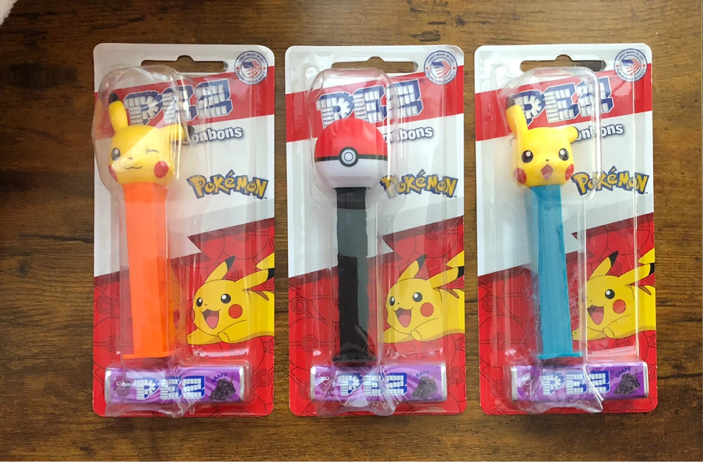 Pokemon Pikachu and Pokeball PEZ Dispensers (Set of 3) - photo 2