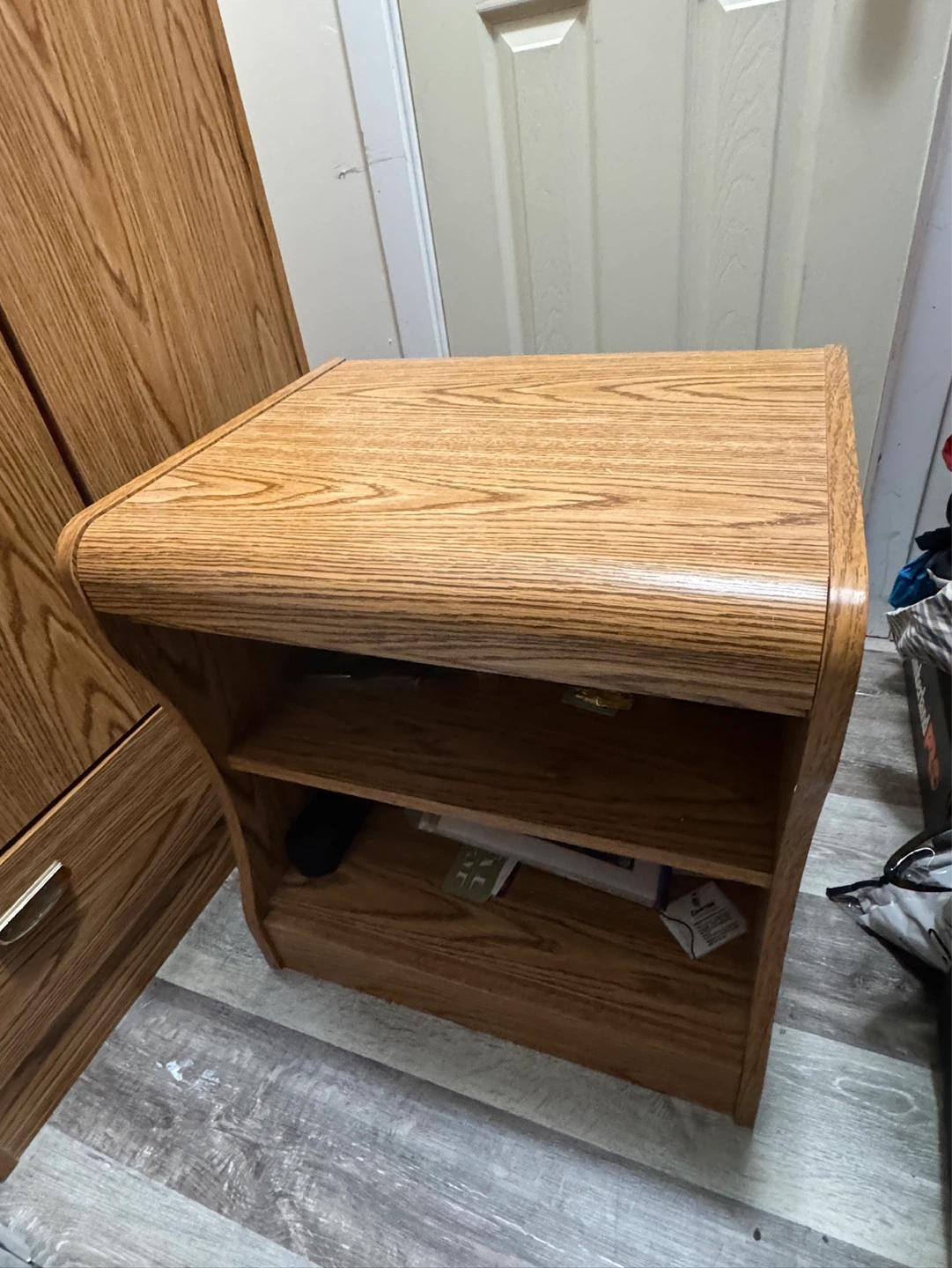 Wooden Cabinet with Drawer - photo 2