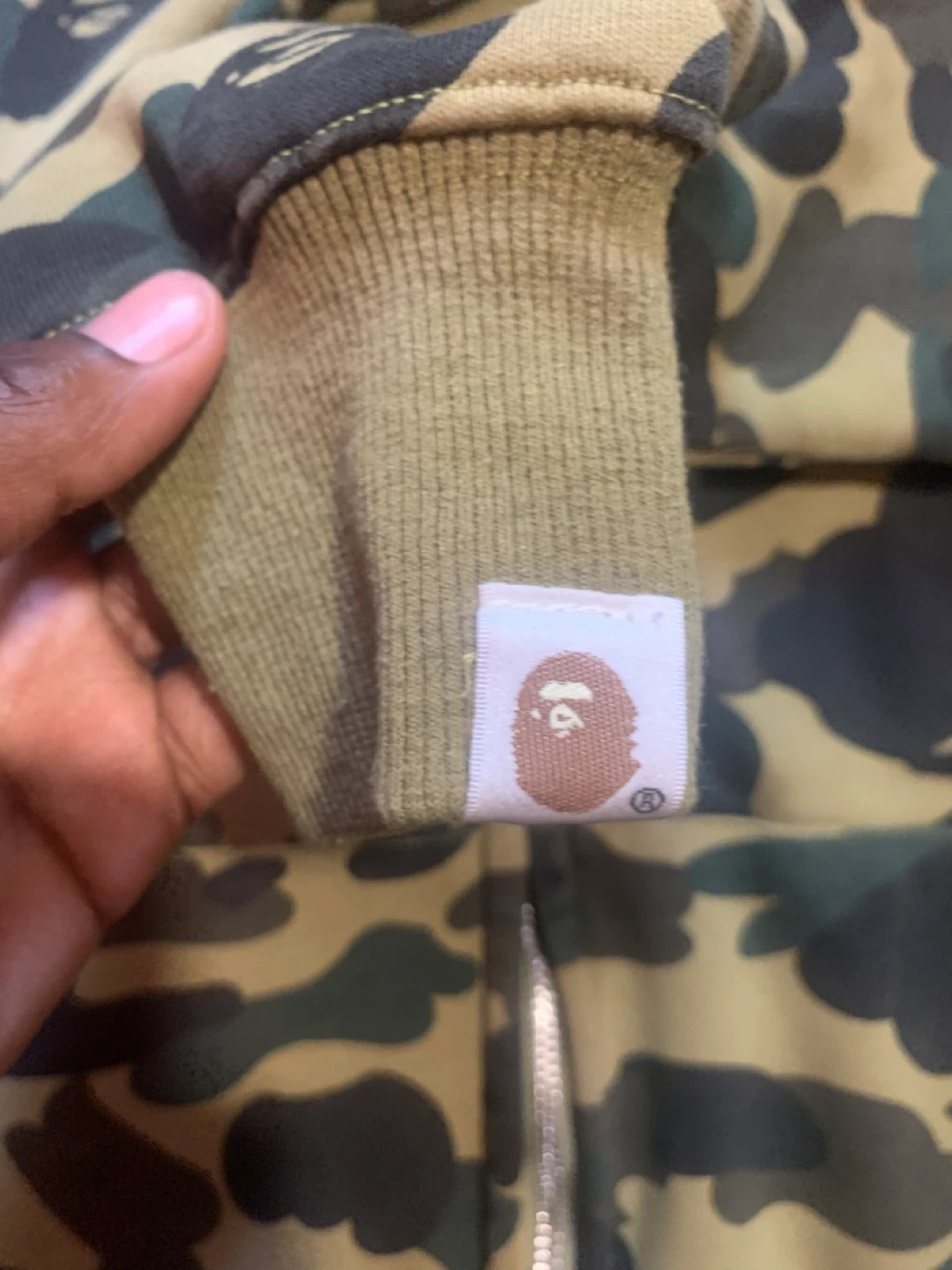 BAPE Full Zip Hoodie Shark Camo - photo 4