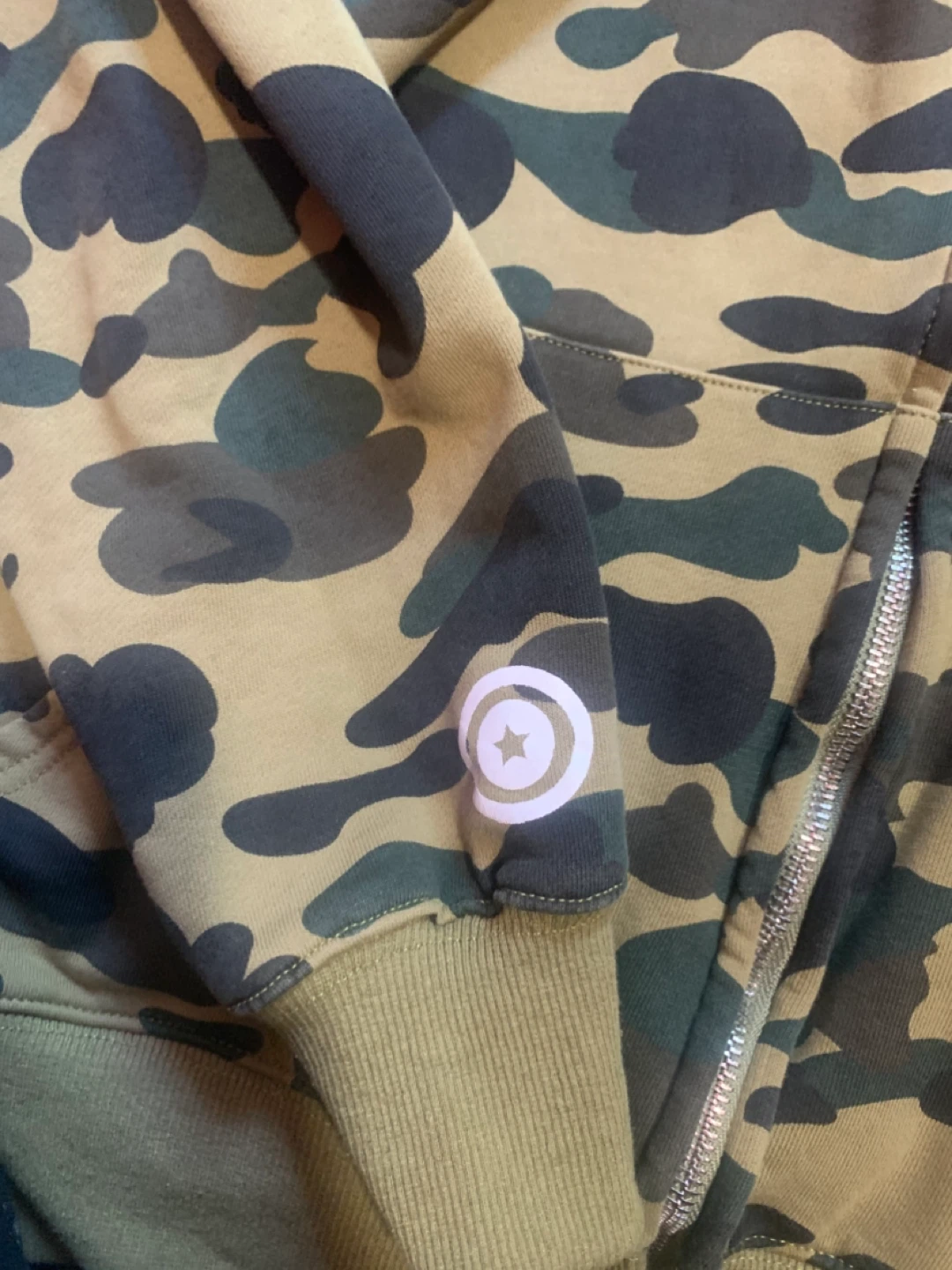 BAPE Full Zip Hoodie Shark Camo - photo 5