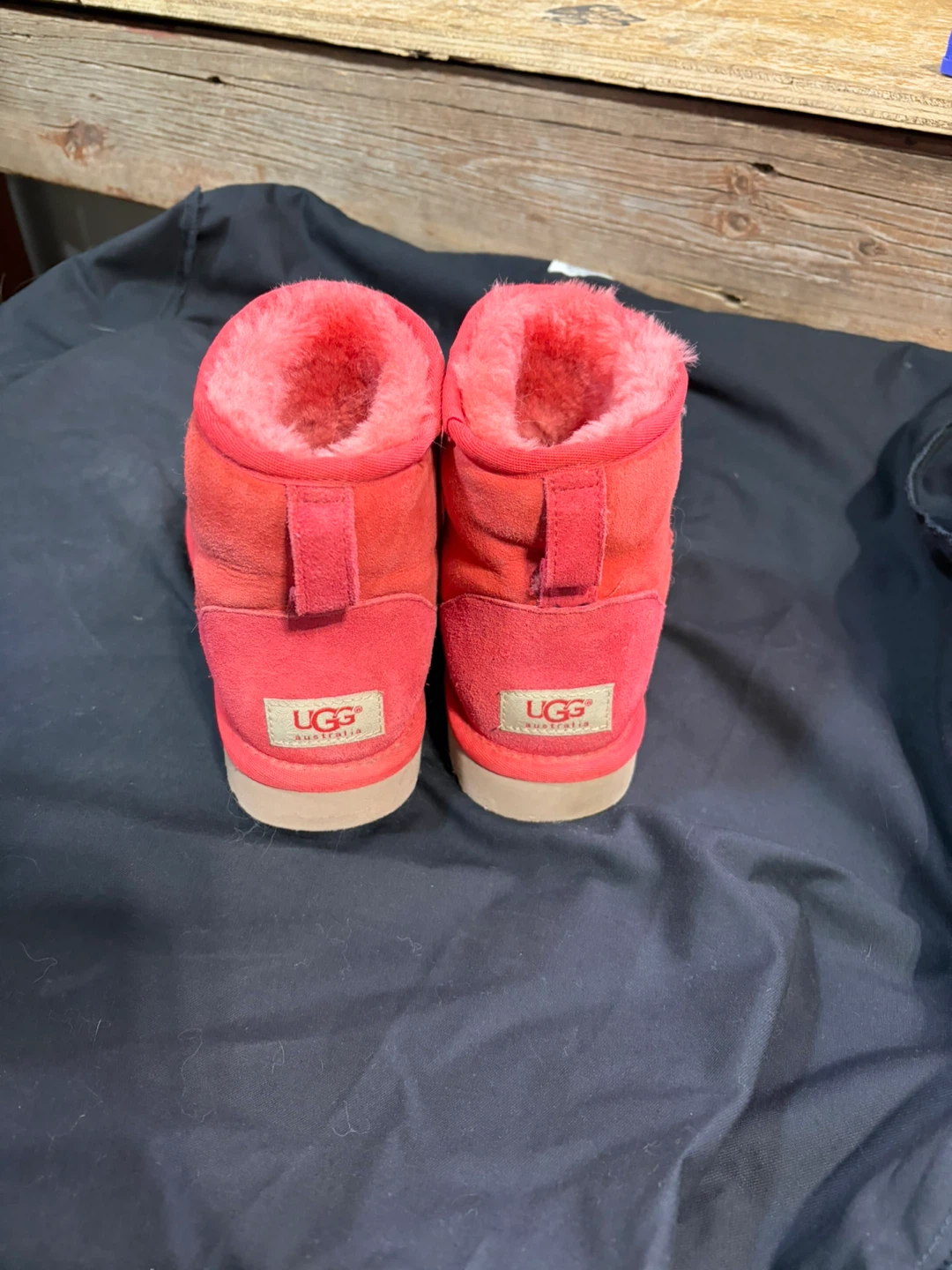 UGG Australia Red Suede Boots - photo 3