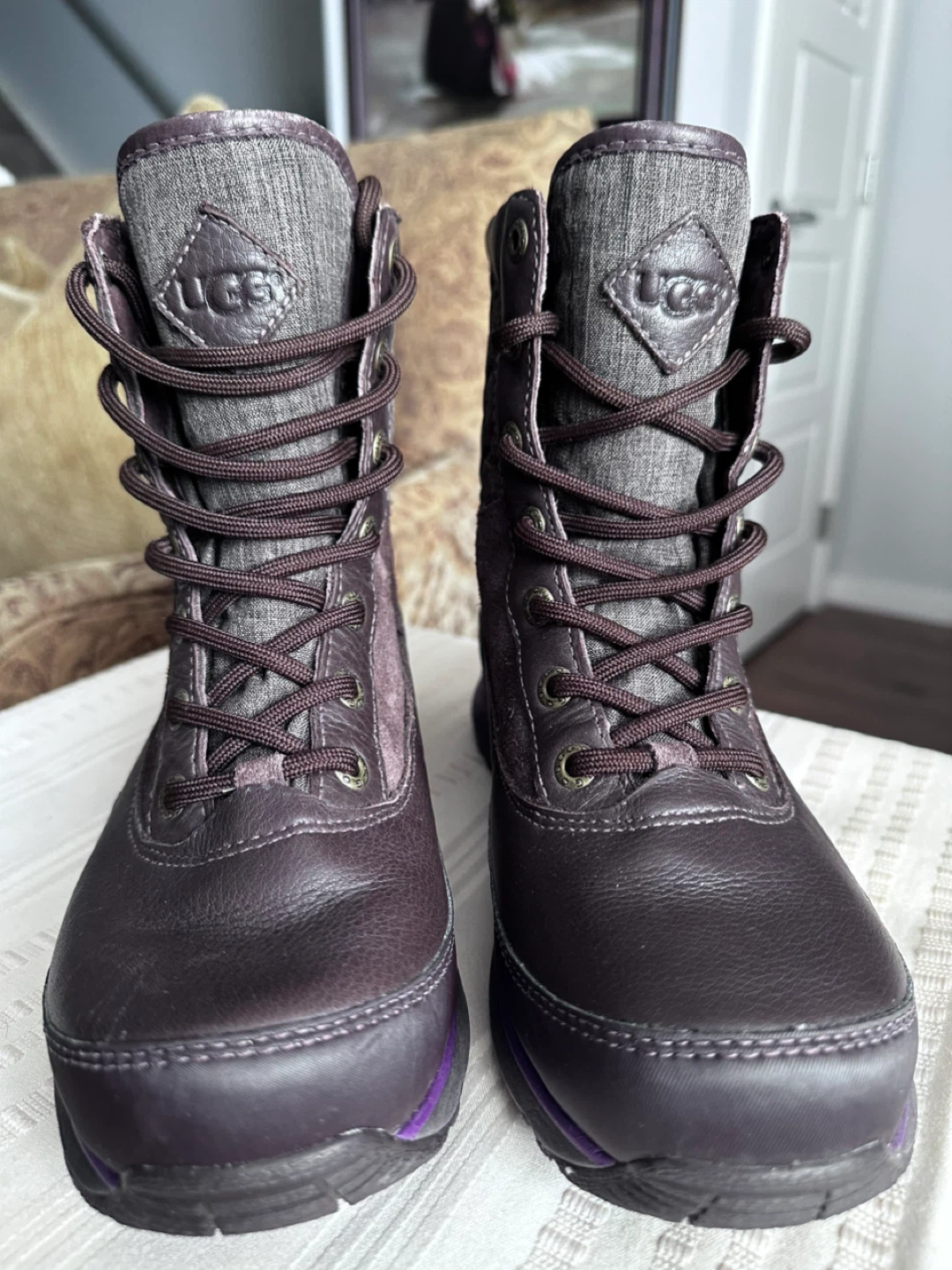 UGG Boots Women New Leather Waterproof US 8