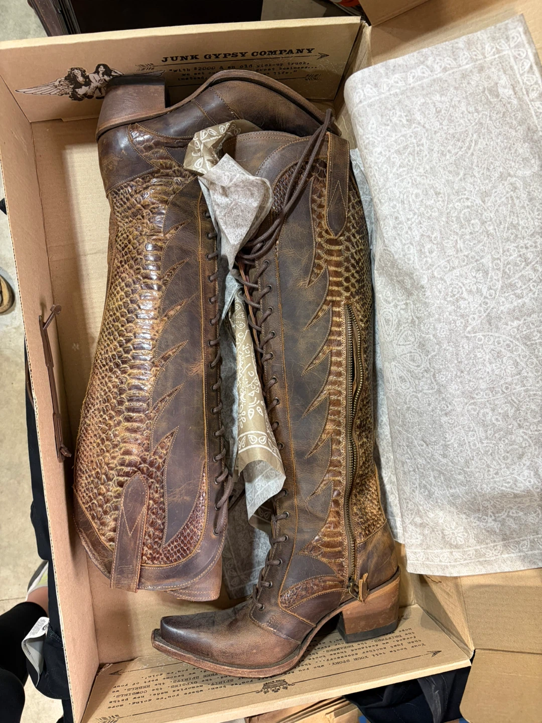 Junk Gypsy by Lane Women's Trail Boss Boots Size 7 - photo 3