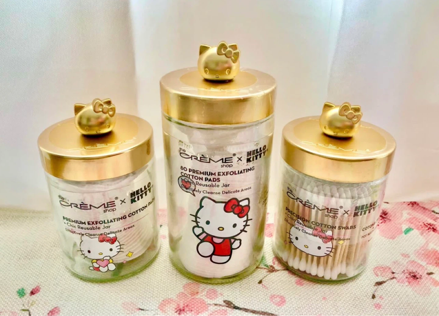 $6 Per Jar Hello Kitty Cotton Pads & Swabs