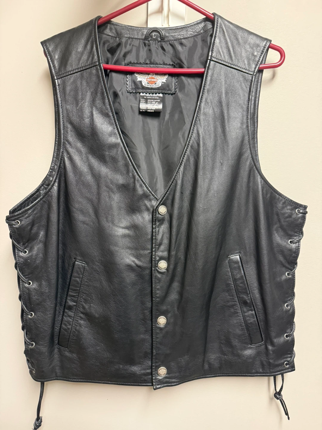 Harley-Davidson Men's Leather Vest - photo 3