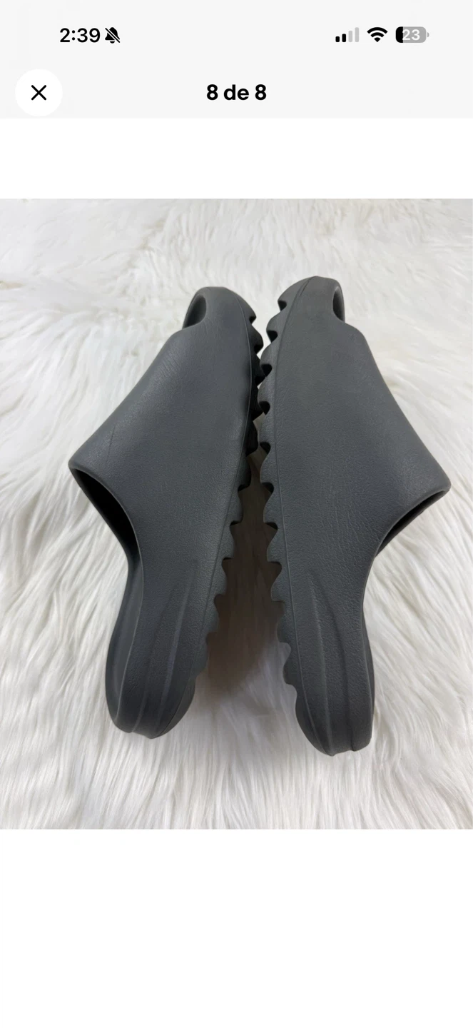 Adidas Yeezy Slide Onyx Men’s Size 12 Black Foam Slip On Sandals - photo 5