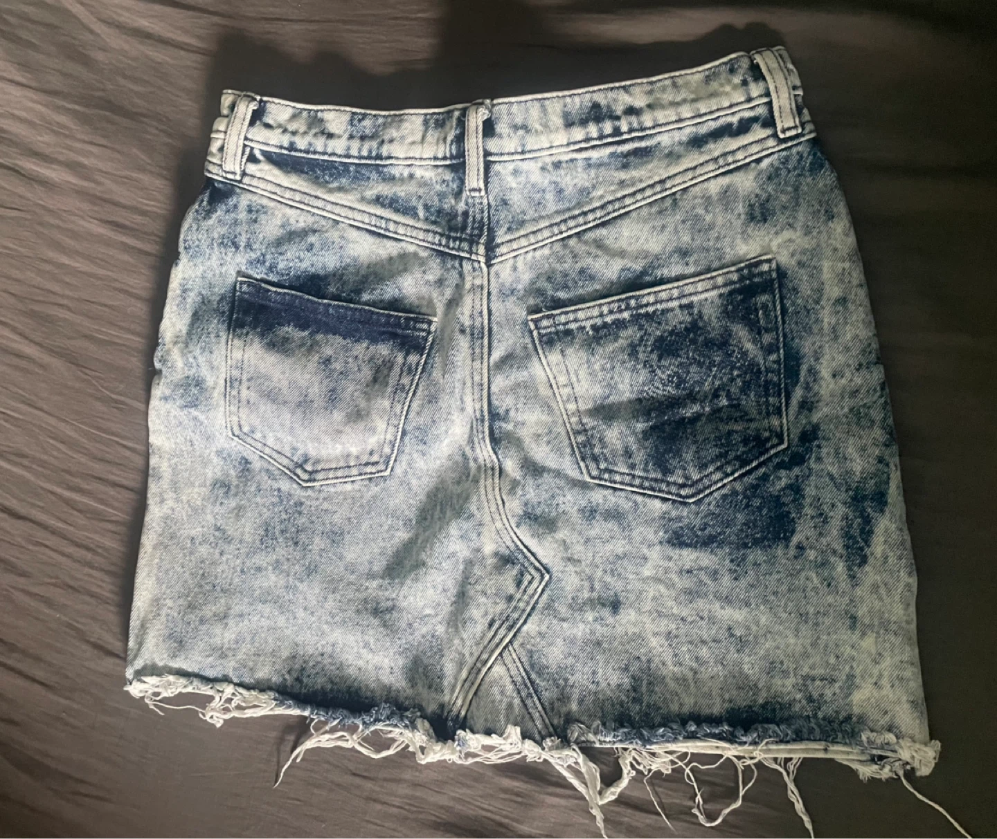 Denim Skirt - Acid Wash - photo 2