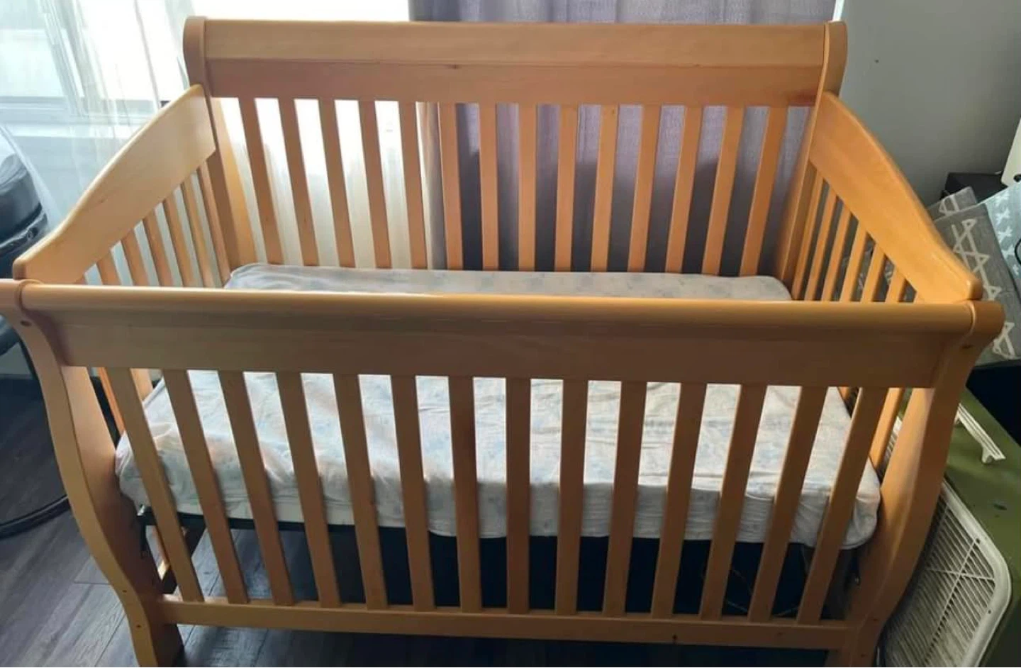Wooden Baby Crib