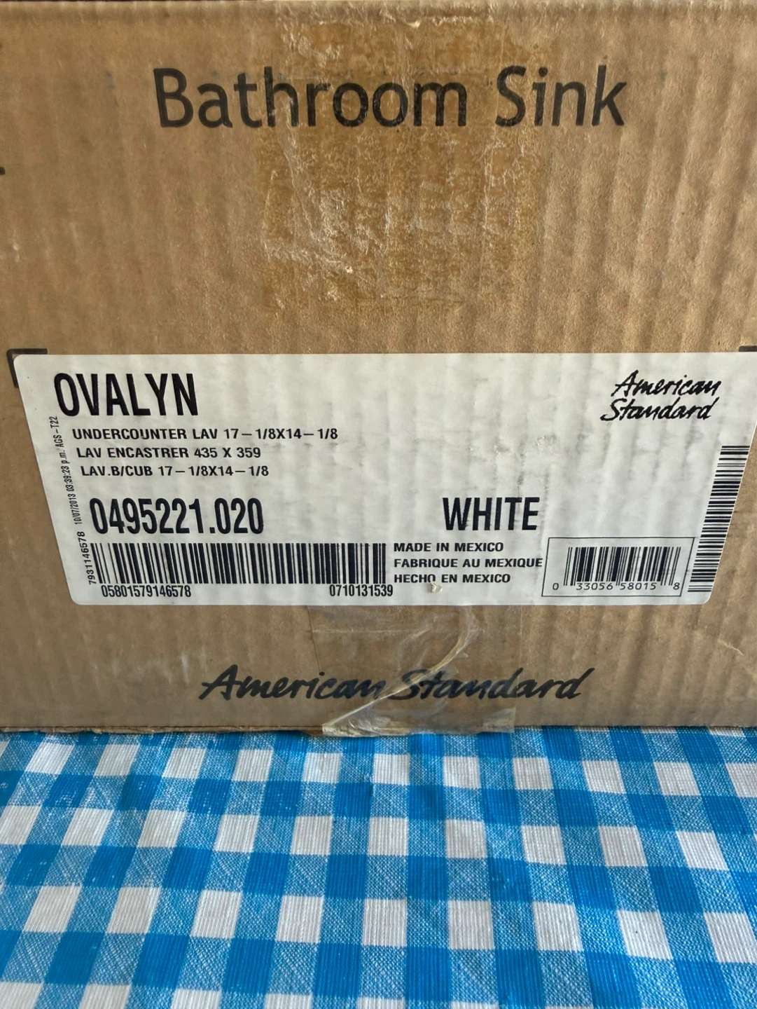 American Standard Ovalyn Undercounter Bathroom Sink - White - photo 3
