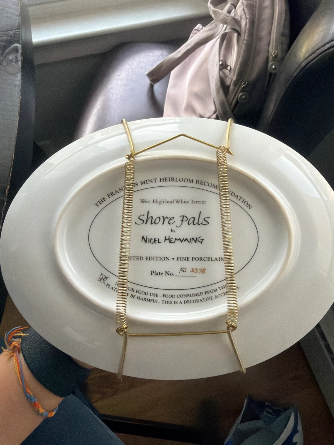 Shore Pals West Highland Terrier Plate by Nigel Heming - photo 2