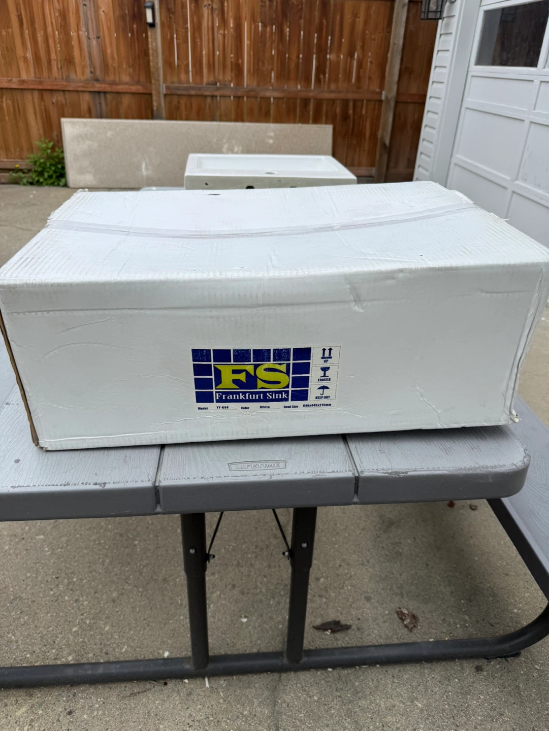 FS Frankfurt Sink YY-604 White - photo 2