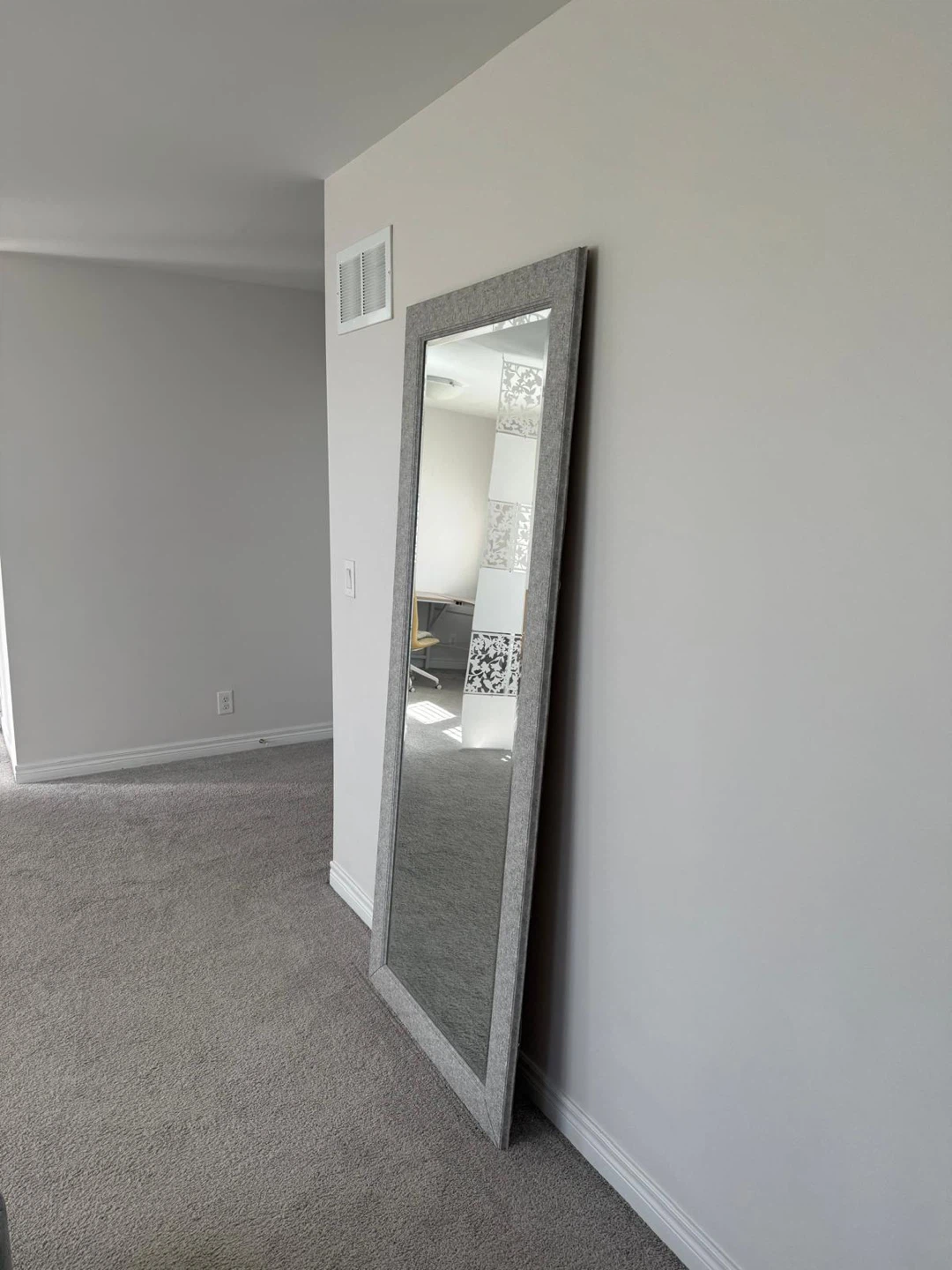 CONTENT SALE - Grey Textured Full Length Mirror - photo 2