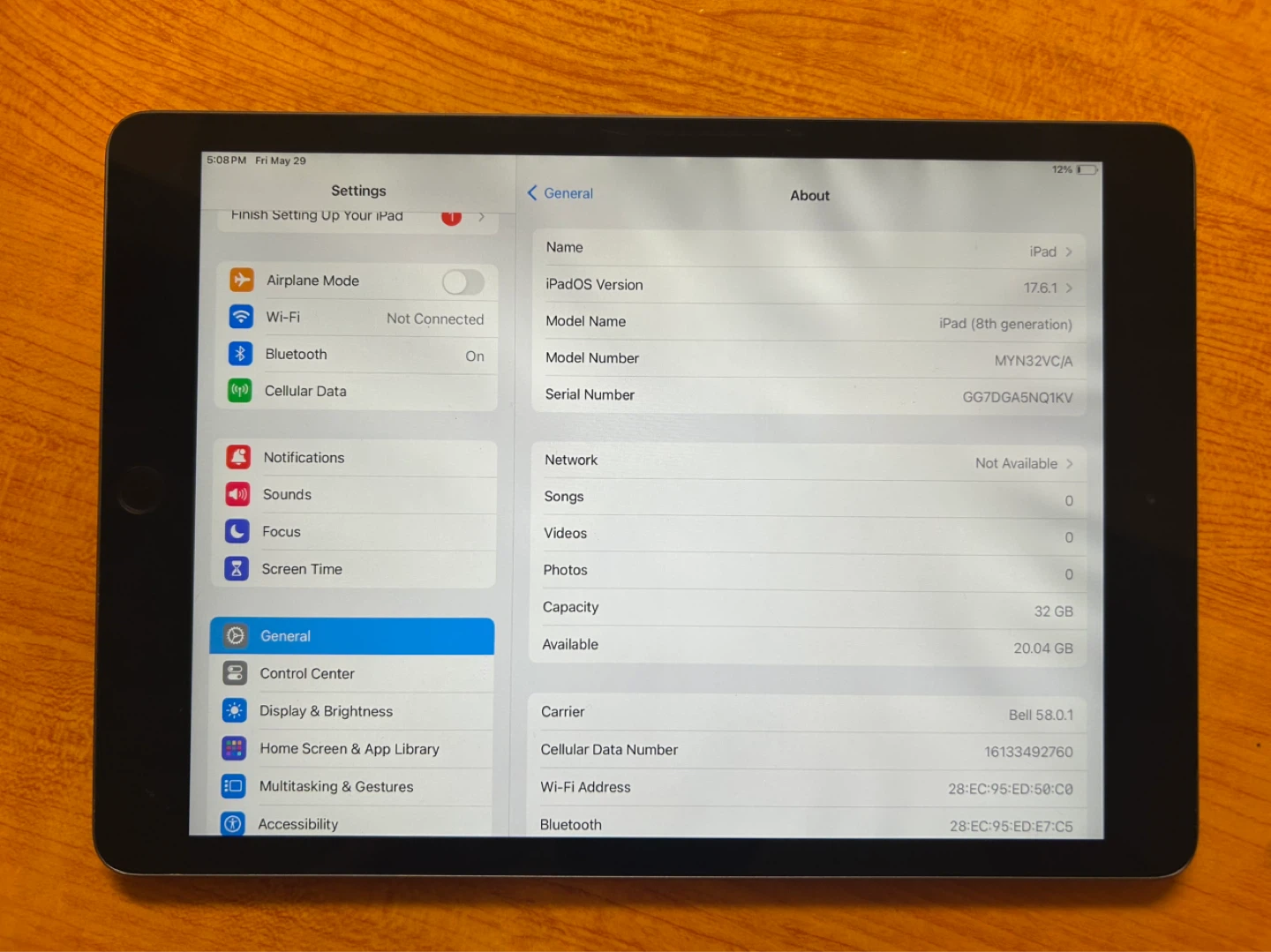 iPad 8th Gen 10/10 Condition Mint 32GB - photo 4