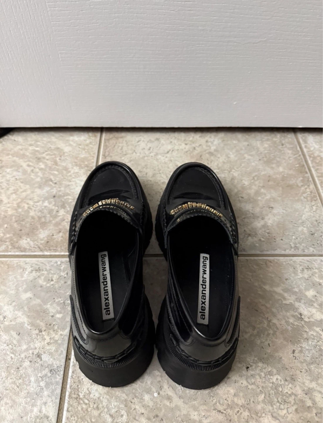 Alexander Wang Black Patent Loafers - photo 4