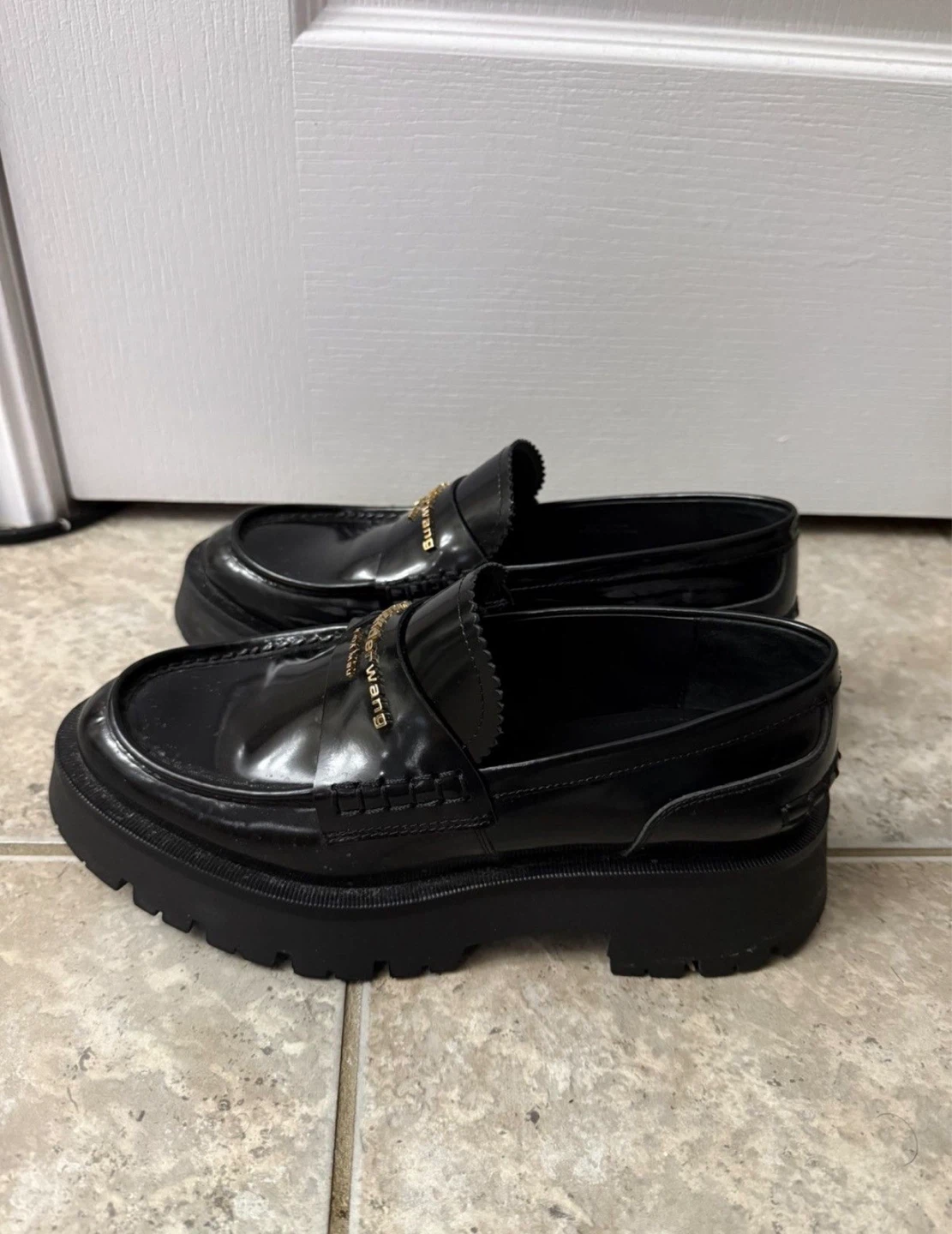 Alexander Wang Black Patent Loafers - photo 2
