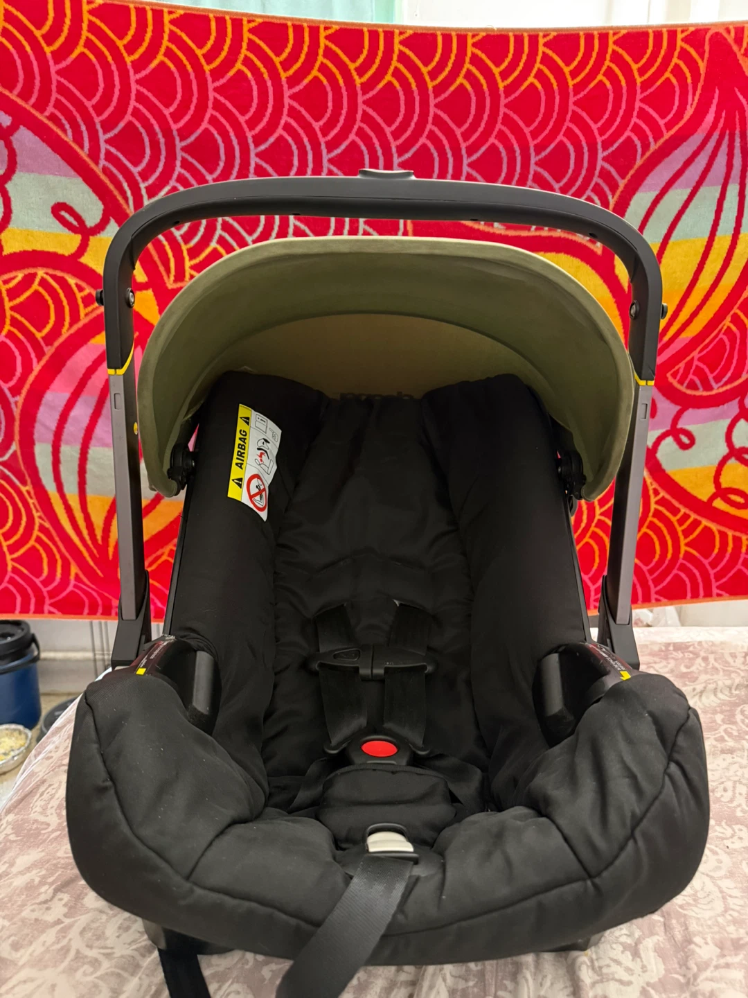 Doona+ Infant Car Seat Stroller - Black/Olive