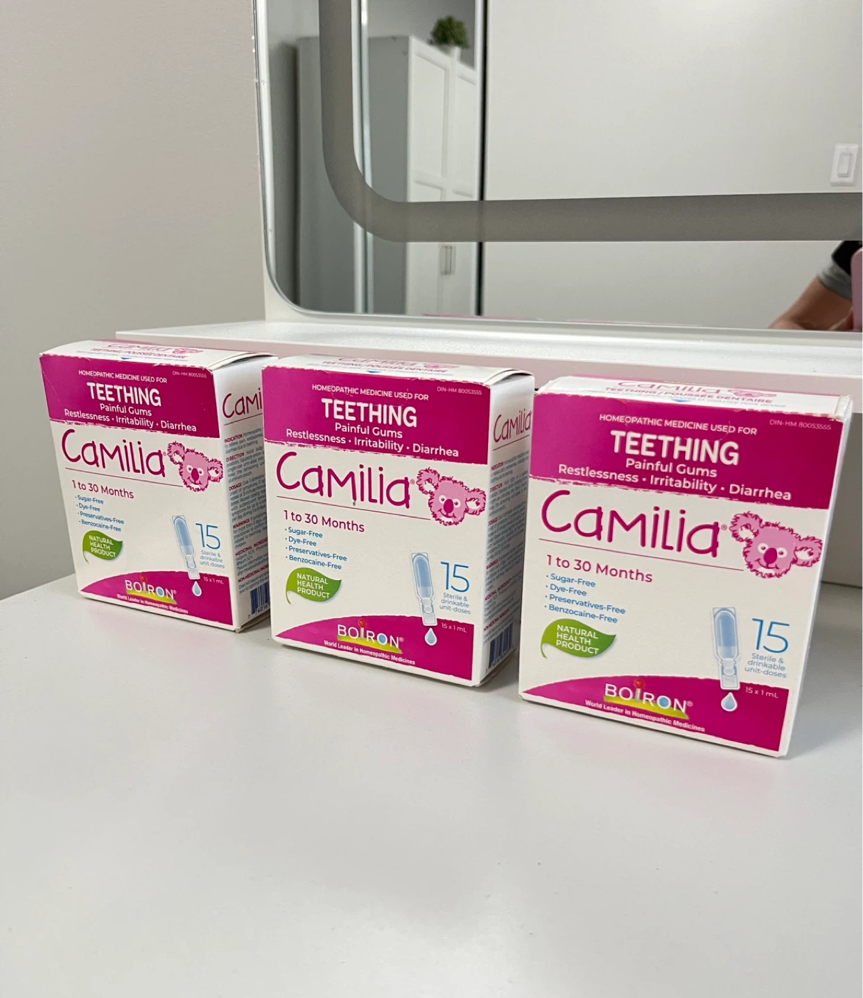 Camilia Baby Teething Relief - 15 Unit-Doses (1 ml Each)
