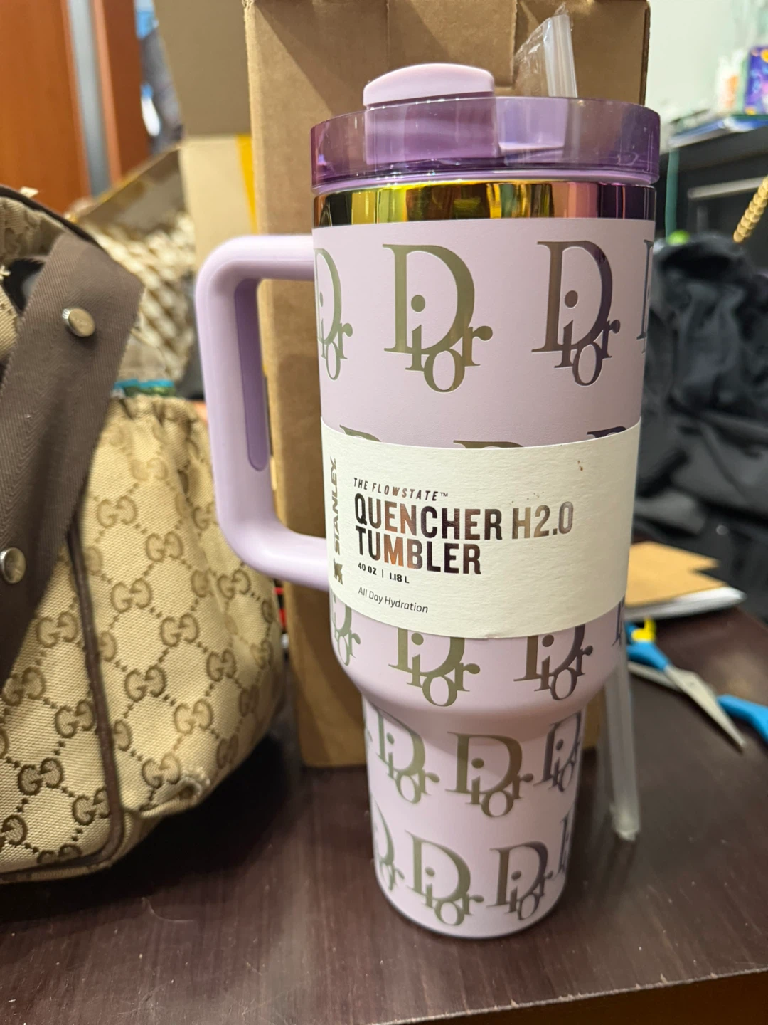 Stanley Quencher H2.0 Tumbler 40 oz custom made