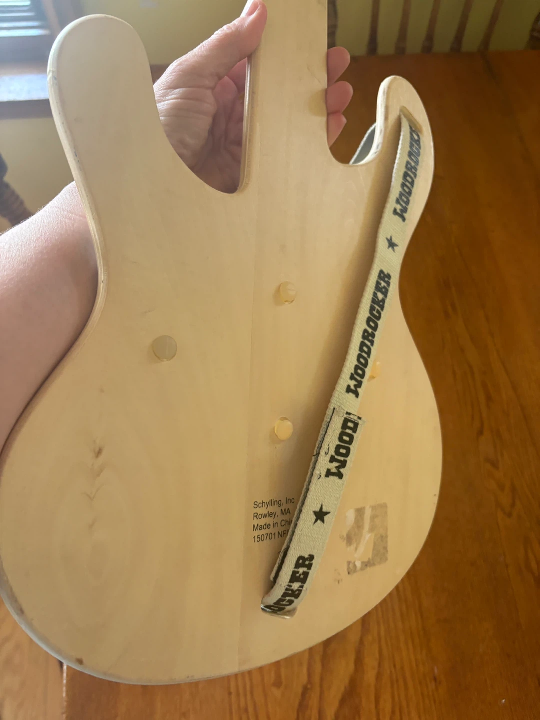 Woodrocker Toy Guitar with Strap - photo 3