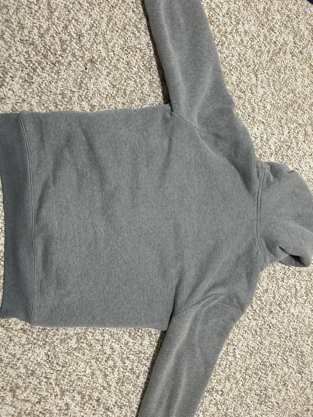 GAP Grey Sherpa Lined Full Zip Hoodie - photo 3