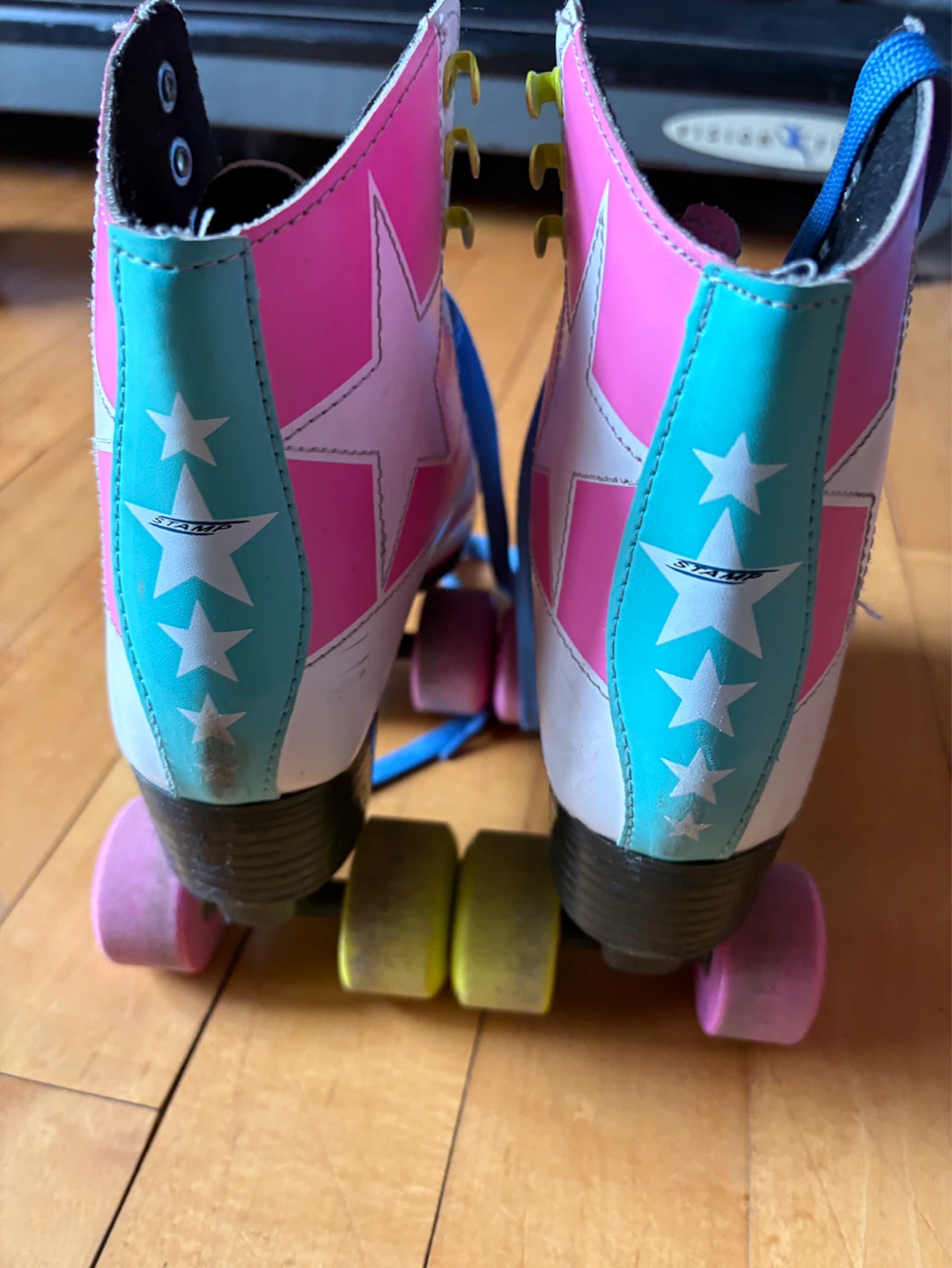 Women's Roller Skates Size 37 Pink/White/Teal - photo 3