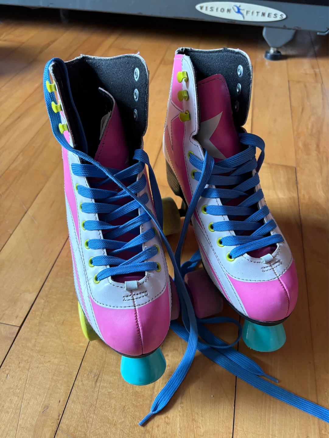 Women's Roller Skates Size 37 Pink/White/Teal