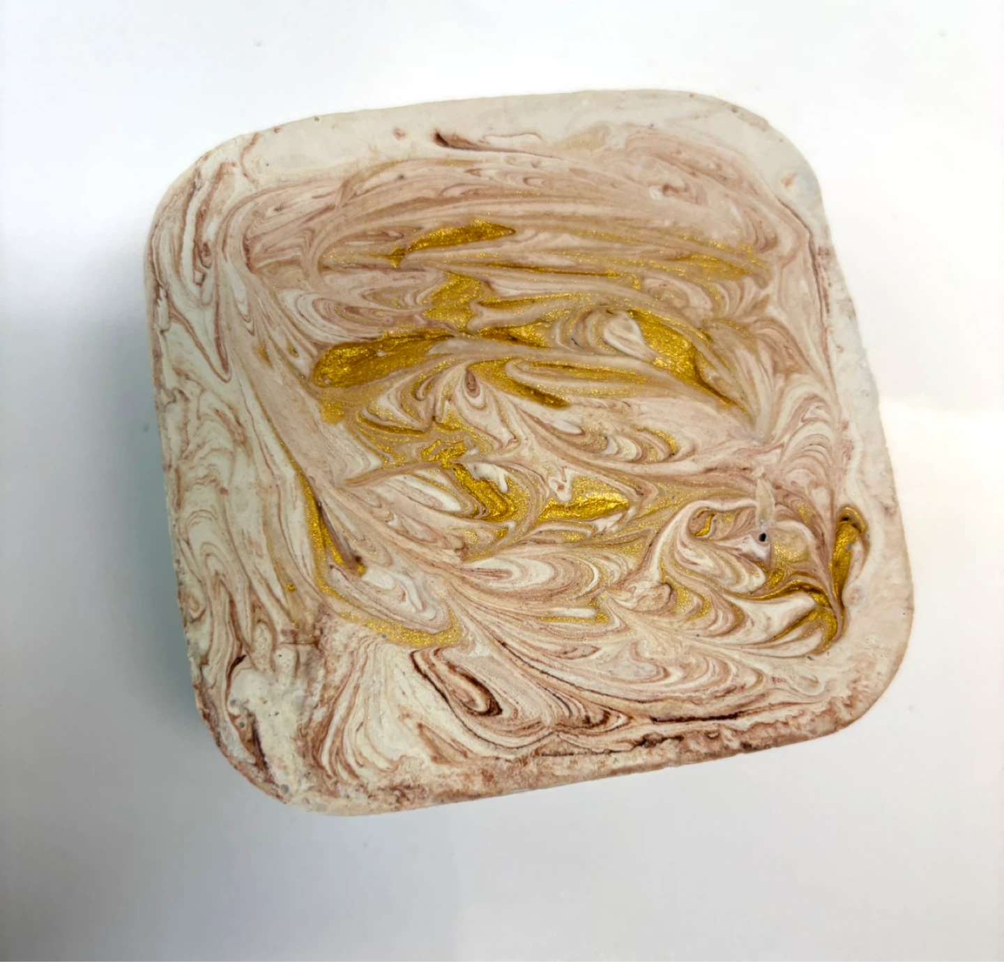 Handmade face sculpture planter or trinket box - photo 5