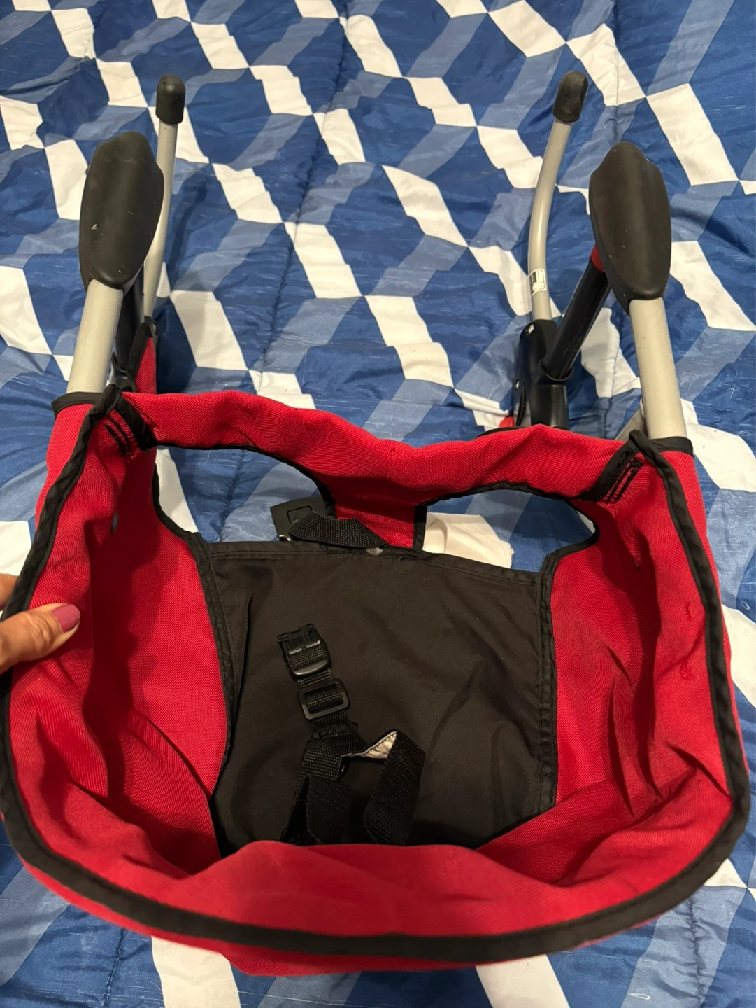 Chicco Red Portable High Chair Seat