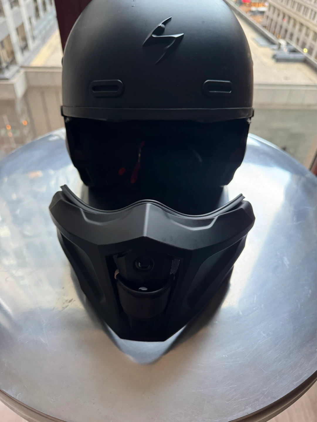 Scorpion Motorcycle Helmet - Matte Black - Size XXL - photo 3