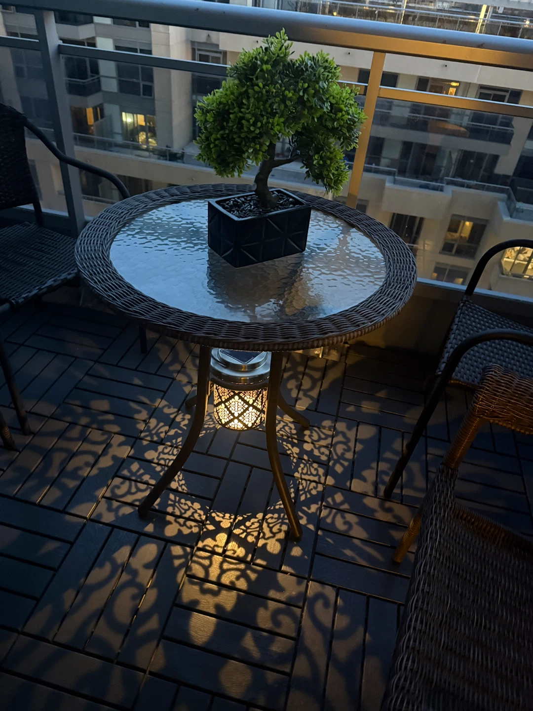 Wicker Balcony Set - Table and 4 Chairs - photo 5