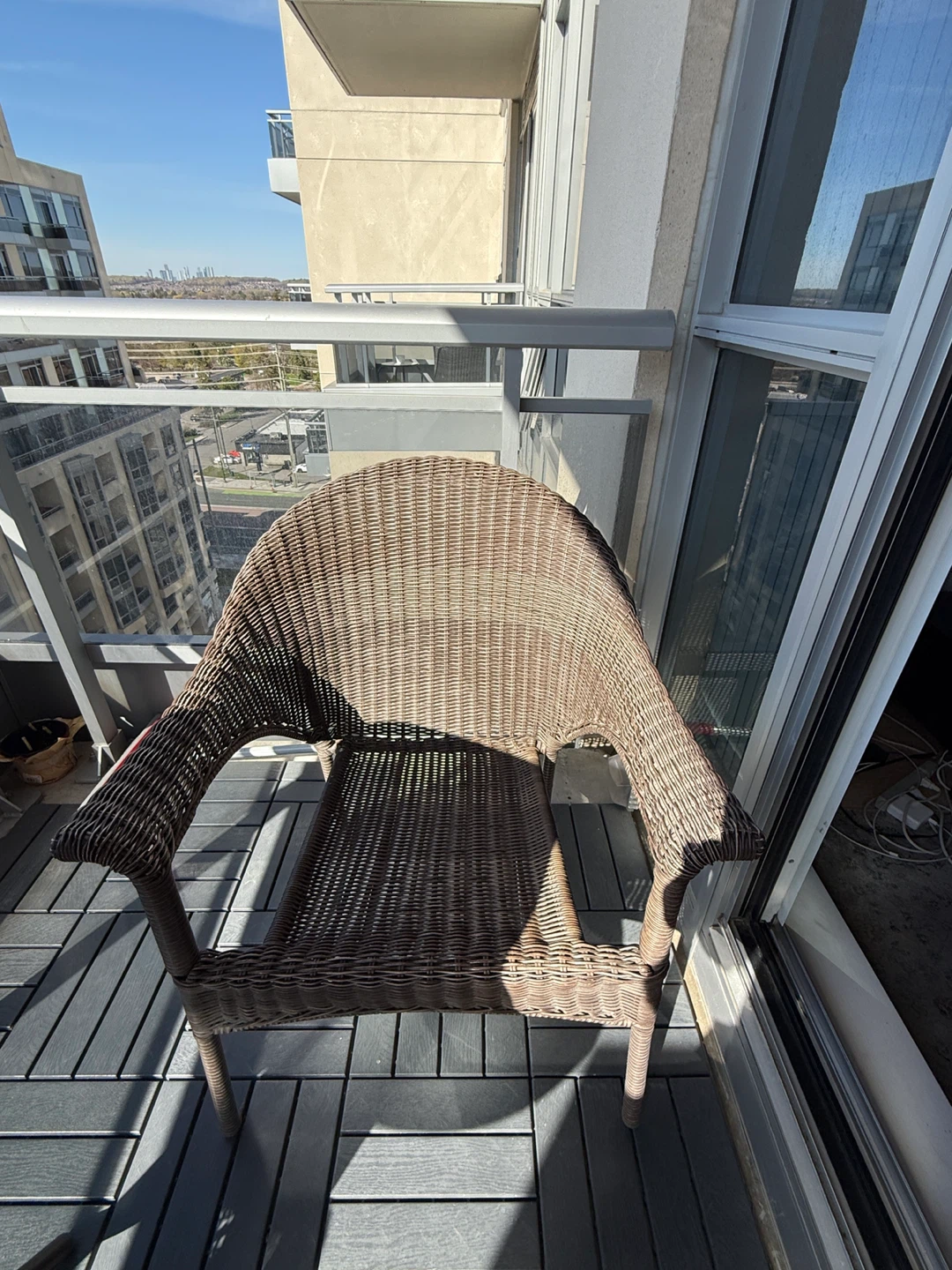 Wicker Balcony Set - Table and 4 Chairs - photo 3