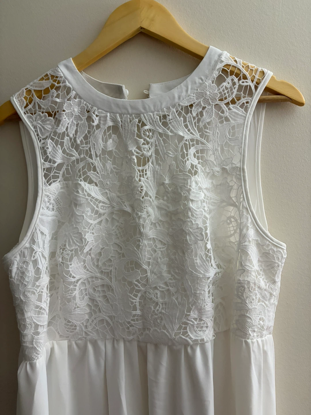 White Lace Maxi Dress