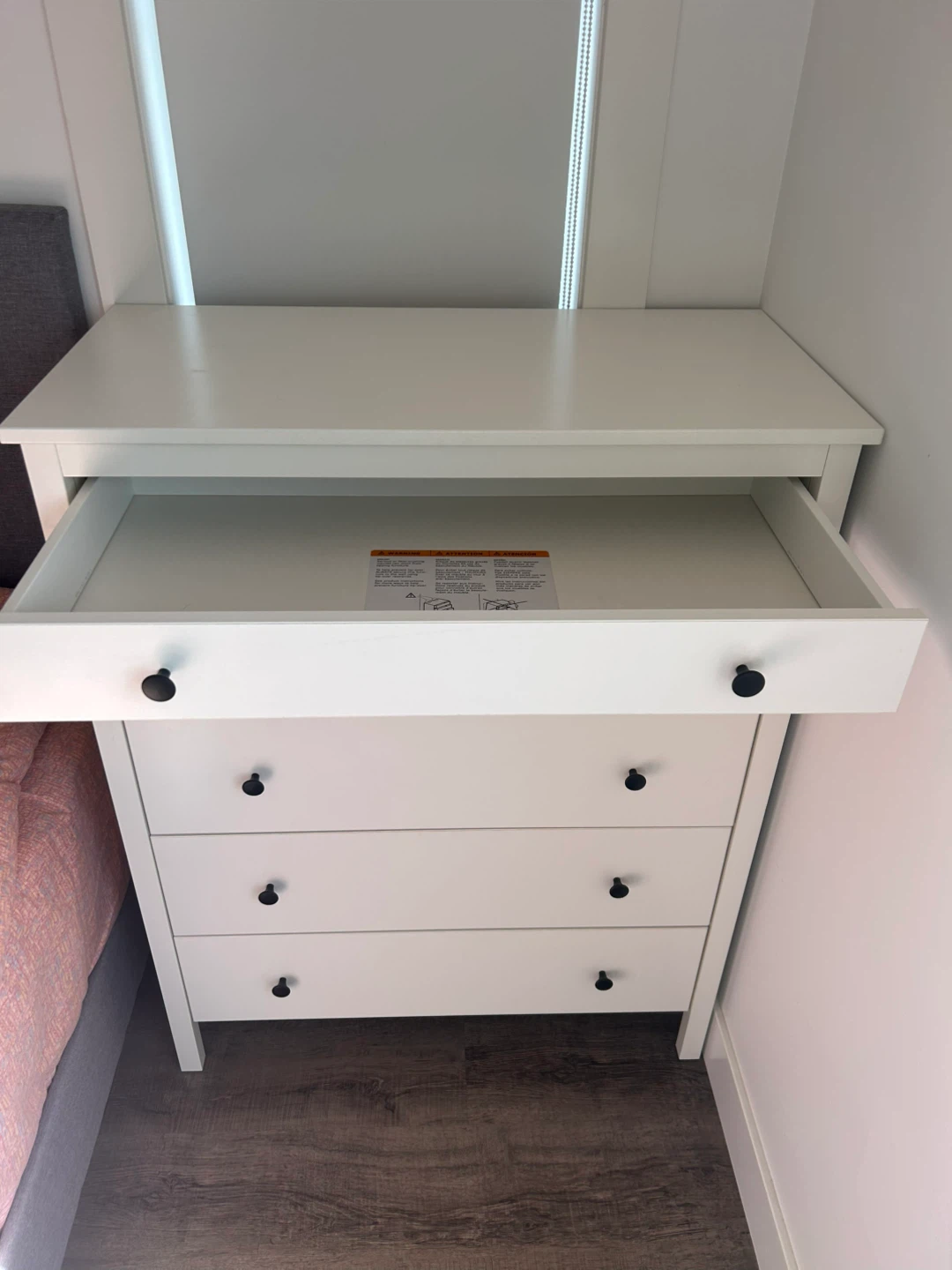 IKEA KOPPANG dresser 5 drawer in white - photo 2