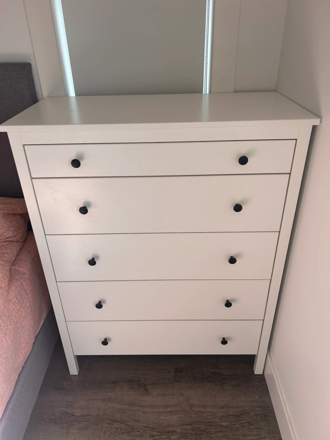 IKEA KOPPANG dresser 5 drawer in white