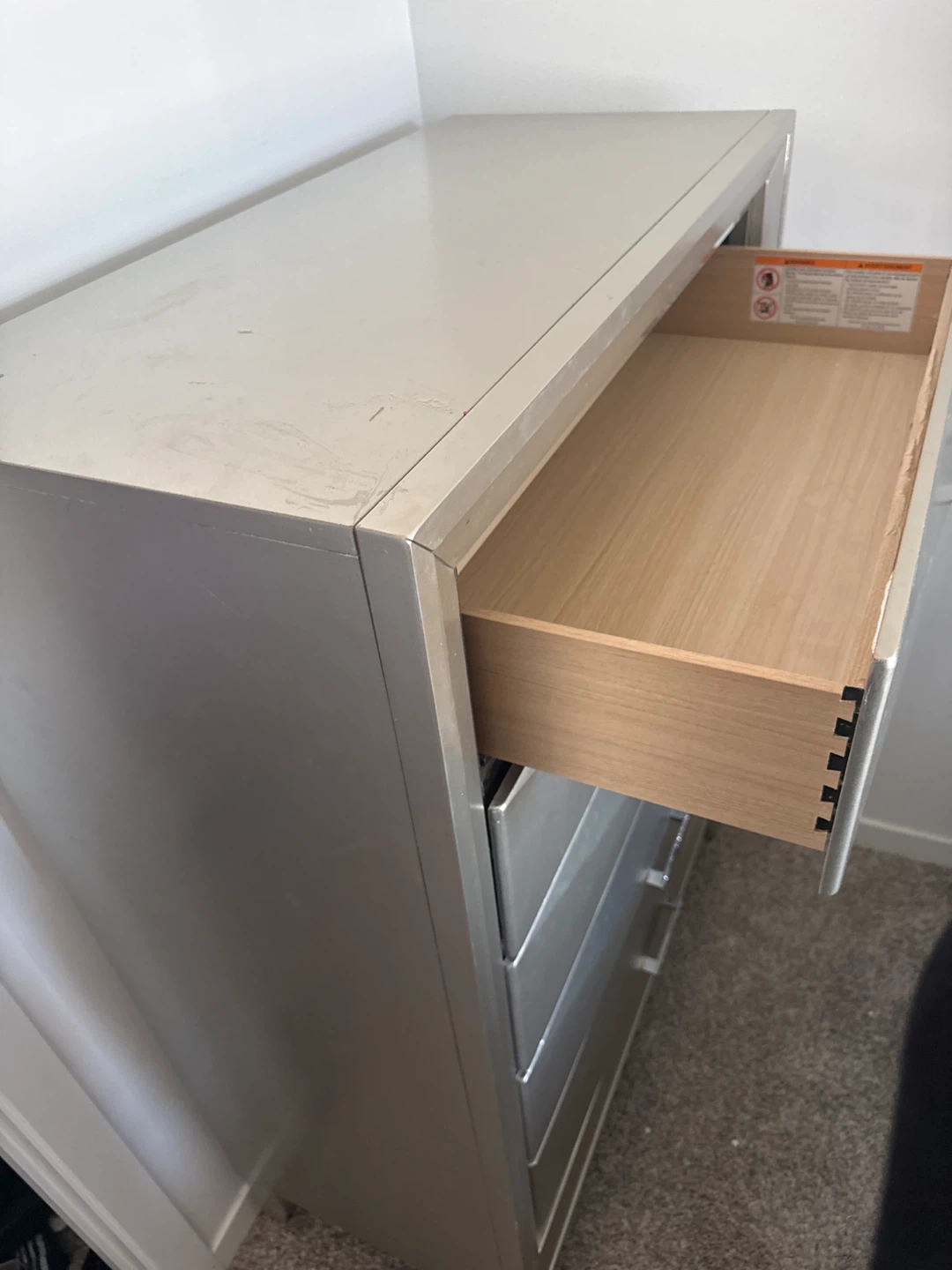 5-Drawer Dresser champagne - photo 3