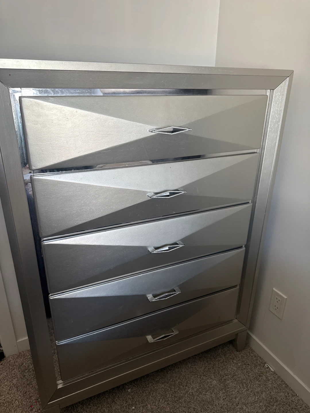 5-Drawer Dresser champagne
