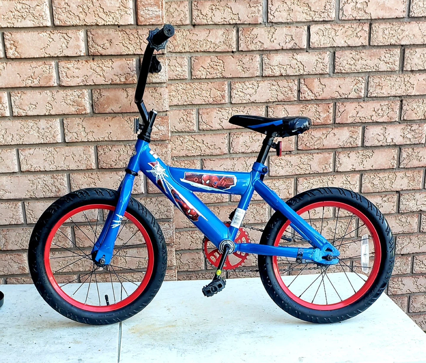 Blue Spider-Man Kids Bike - photo 3