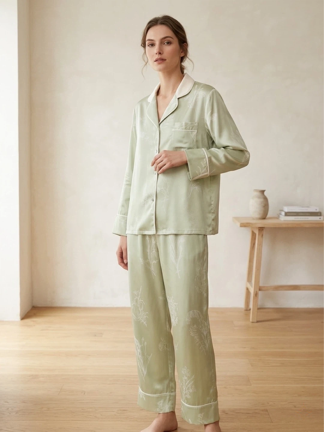 Brand new women satin pajamas sets - photo 2