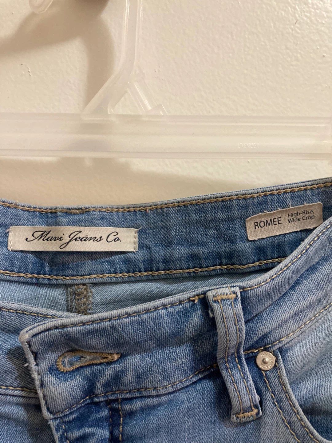Mavi high rise wide crop jeans - photo 2