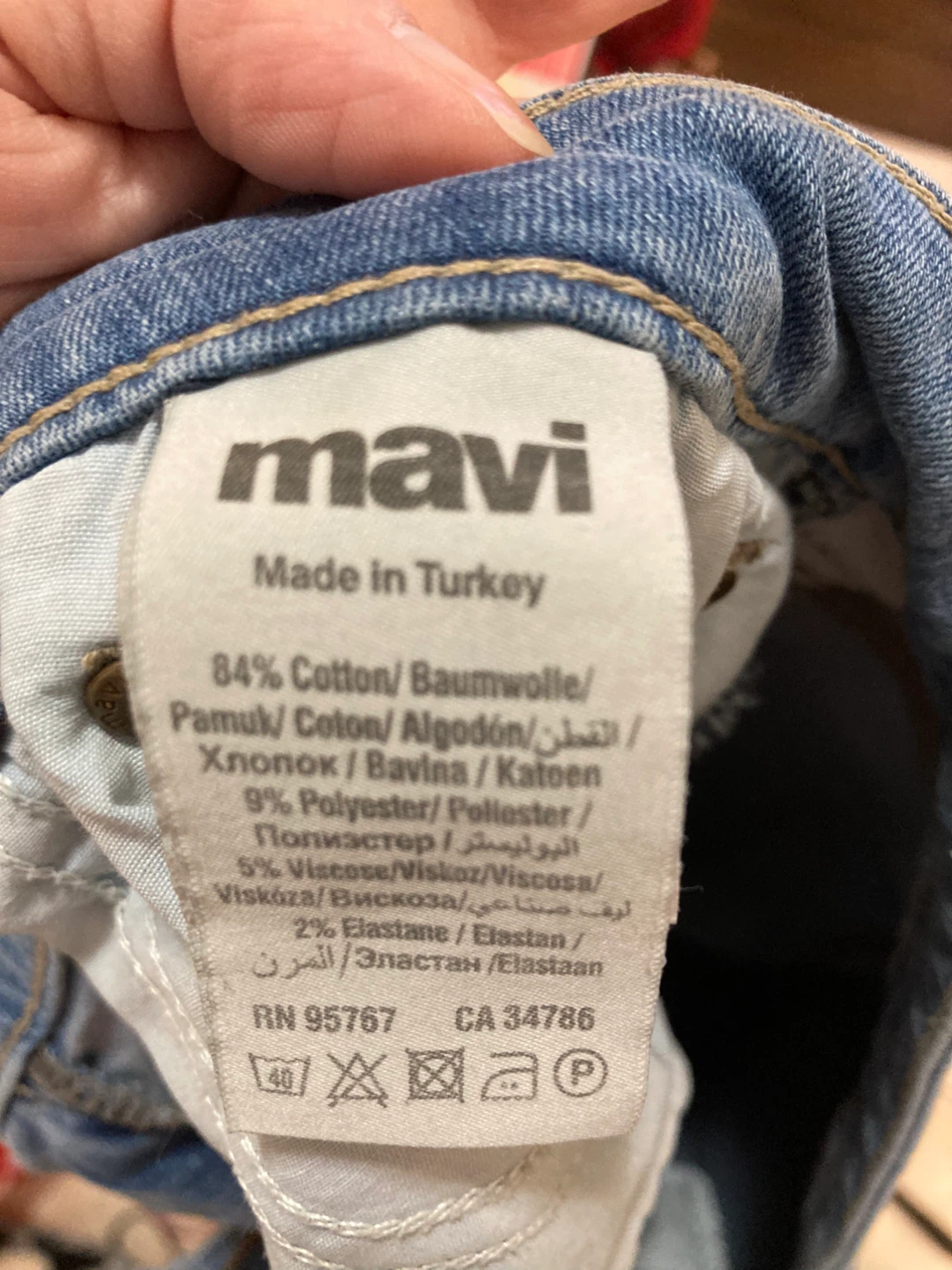 Mavi high rise wide crop jeans - photo 4
