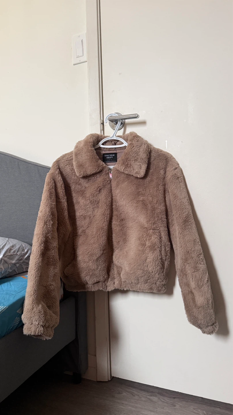 Streetwear Society Faux Fur Jacket
